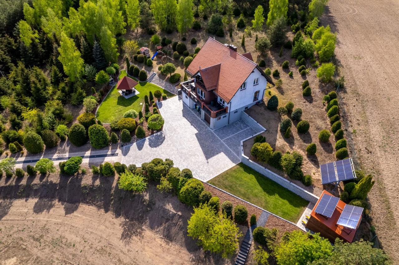 Willa Dom na wzgórzu z widokiem na jezioro Lipnica  Zewnętrze zdjęcie