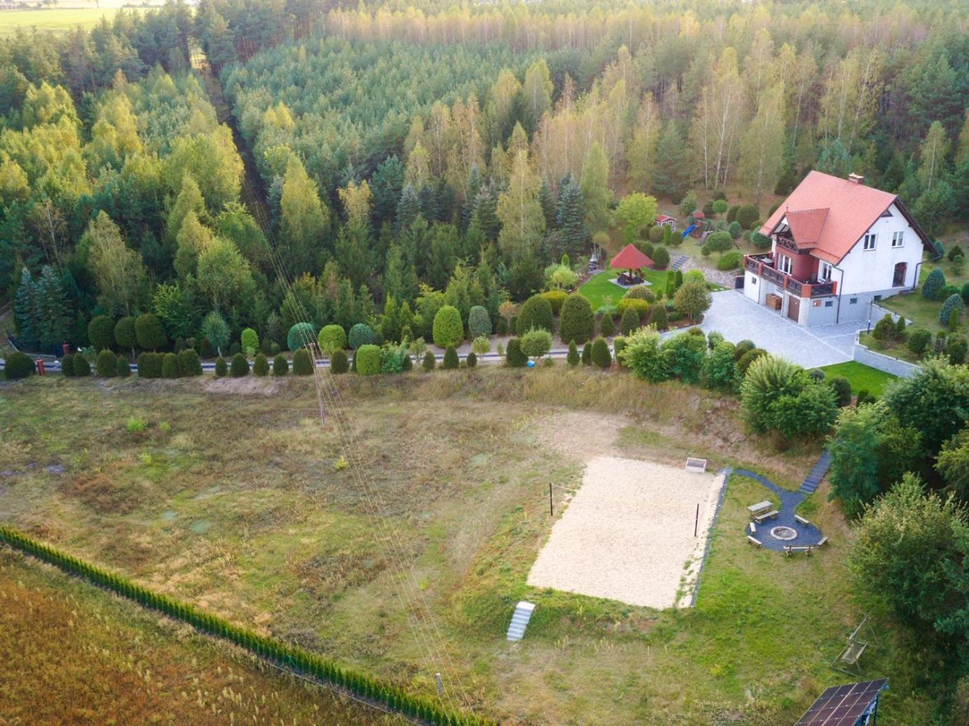 Willa Dom na wzgórzu z widokiem na jezioro Lipnica  Zewnętrze zdjęcie